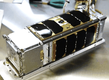 OrigamiSat-1 CubeSat engineering model